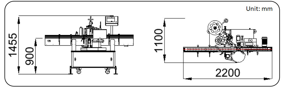 TN-150DL With Frame Intelligent Self Adhesive Positioning Labeling Machine
