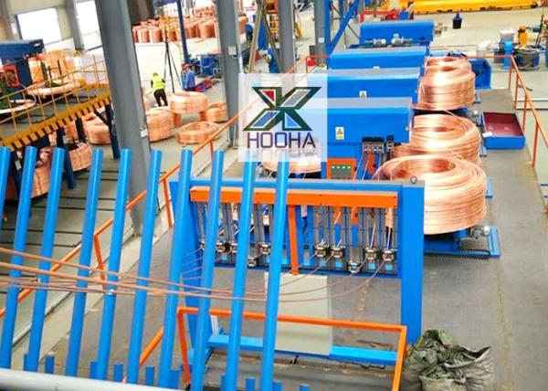 Quality Metal Melting Furnace Upward Continuous Casting Machine For Oxygen-free Copper Material for sale
