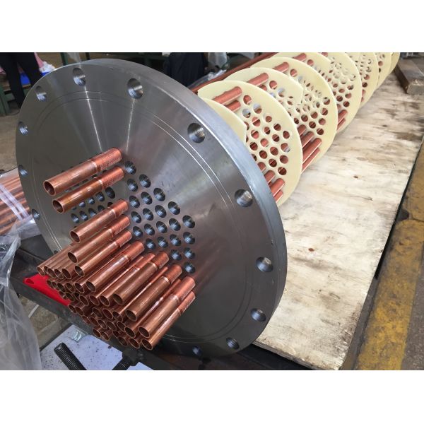 Industrial Modular Flooded Heat Exchanger With Double Circuit System