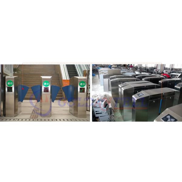 Security DC Brushless motor biometric door access fingerprint turnstiles mechanism gate