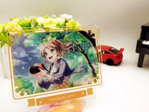 Functionality Acrylic Photo Frame Easel Display Stand 18cm X 13cm Size