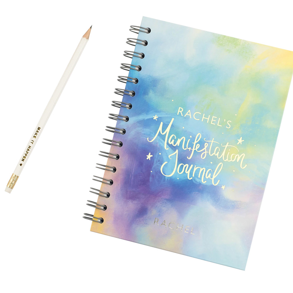 Custom Logo Printing Manifestation Journal Notebook 2021 Daily Planner With Sticker