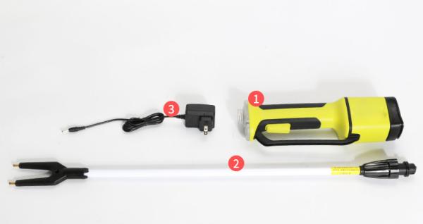 Quality Handle Electric Stock Prodders Apple Green 5200Mah Cattle Shocker for sale