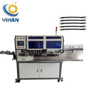 Buy cheap Double Head Round Sheath Multi-Core Wire Cutting Stripping Twisting Dipping Tinning Machine product