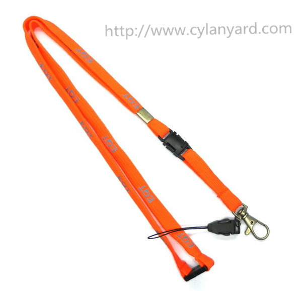 Tube polyester badge lanyards