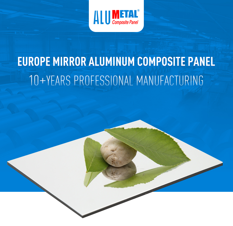 AA3003 Mirror Aluminum Composite Panel Acp B1 FR A2 Unbroken