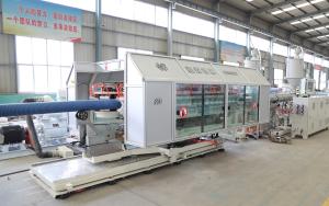 China Double Wall Corrugated Pipe Extruding Machine Drainage HDPE PP Pipe Production Line on sale