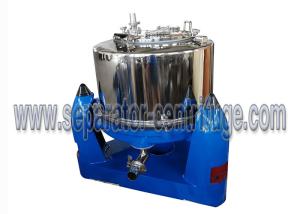 Buy cheap Manual Unload Intermittent Operation Top Discharge Food Centrifuge with Clamshell product