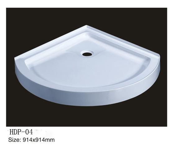 Quality Acrylic shower tray, shower basin,acrylic shower base HDP-04 for sale