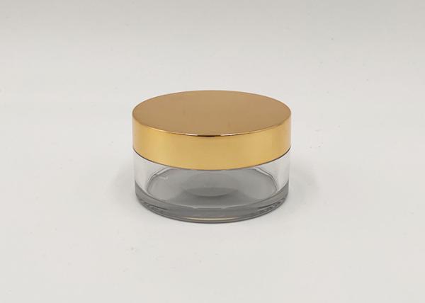 Quality 50ml PET Plastic Travel Cream Jars , Empty Lotion Jars Customized Logo for sale