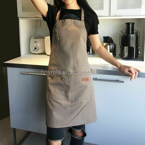 Eco Friendly Waterproof Chef Work Uniform Adjustable Bib Apron Unisex