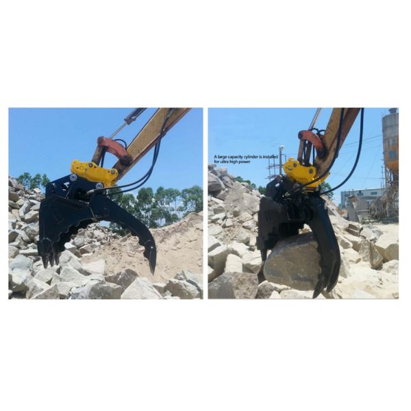 360 Degree Rotating Excavator Buckets For Mini Excavator 42 CrMo