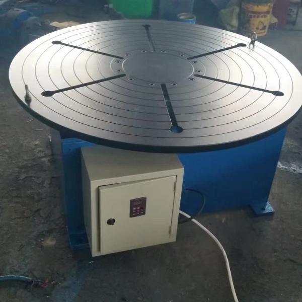 Quality Pipe Revolving Table For Welding For Round Seam Welding Rotary Table With Round Table Supporting 15 Tons for sale