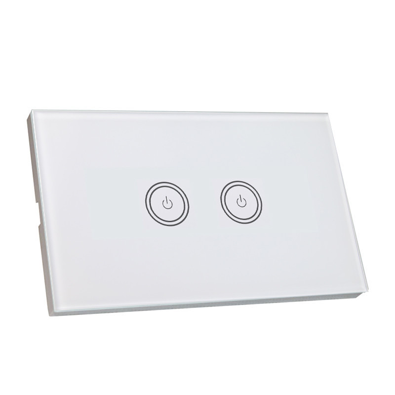 3gang EU Smart Glass Wall WIFI Remote Control Switch IOS / Android Application