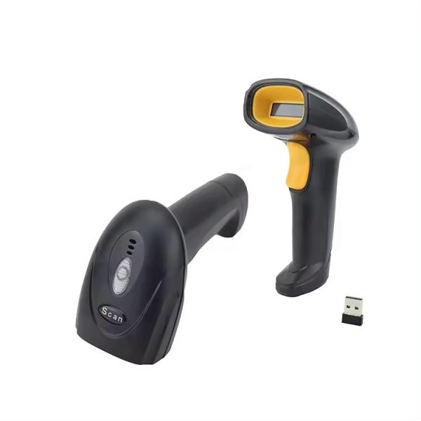 Portable Handheld Barcode Scanner Bluetooth 4.2 Long Distance Wireless Barcoding