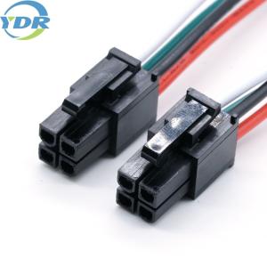 Buy cheap Molex 39-01-3045 5557 4.2mm 2*2 4Pins Connector Electric Power Supply Custom Wire Harnesses and Cables product
