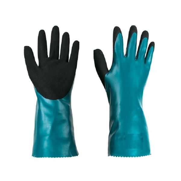 Construction Workers Long Cuff Chemical Resistant Gloves