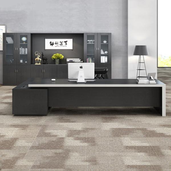 Quality L Shape Executive Office Furniture Desk With Environmental Protection MDF Wood Material for sale