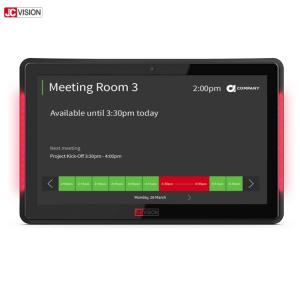 Buy cheap LED Light Conference Room Displays , NFC Poe Meeting Room Schedule Display product