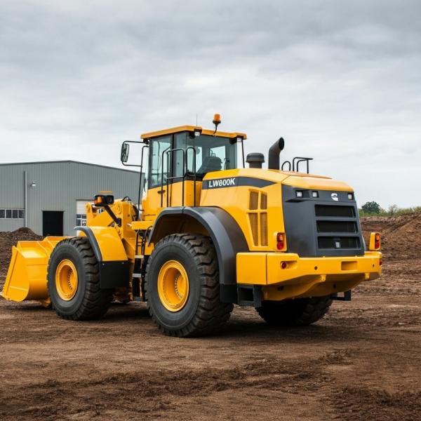 Quality Cummins Engine LW800K 8000kg 4.5m3 Bucket Mining Front Wheel Loader for sale