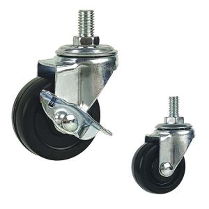 Buy cheap OEM 50mm Swivel Locking Threaded Stem Castors Without Bearing product