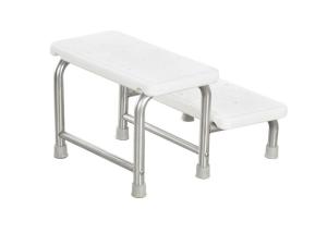 China Double Step Medical Foot Step Stool With ABS Platform For Hospital on sale