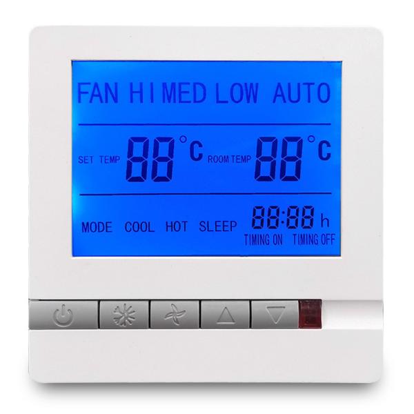 Quality LENYO Digital Electronic Room Thermostats ABS Plastic Weekly Programming Cycle for sale