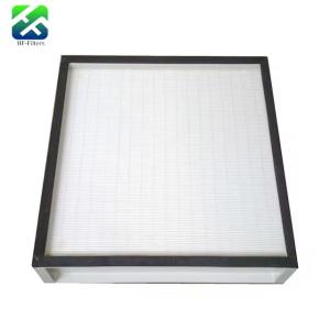 China H13 H14 HEPA And ULPA Filters U15 U16 U17 Mini Pleat HEPA Filter Glass Fiber on sale