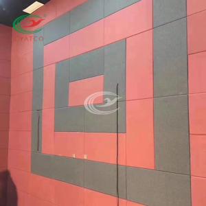 China Lightweight Wall Acoustic Sound Tiles PET Felt Nontoxic Sound Proof on sale