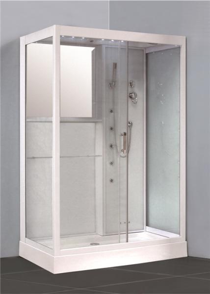 Quality Large Rectangular Walk In Shower Enclosures Stand Alone Shower Units With Steam Systems for sale