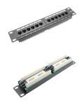 12 Port Cat 6 UTP Patch Panel for Network Server Rack Cabinet Compact and Space