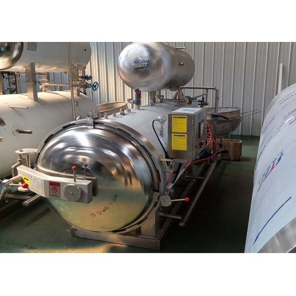 1000L water bathing type electric automatic retort sterilizer machine for meat and juice