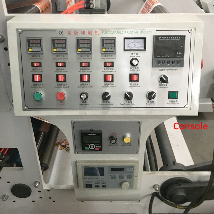 850mm 60m/Min Kraft Paper Carton Box Flexo Printing Machine 6 Color Printing Machine