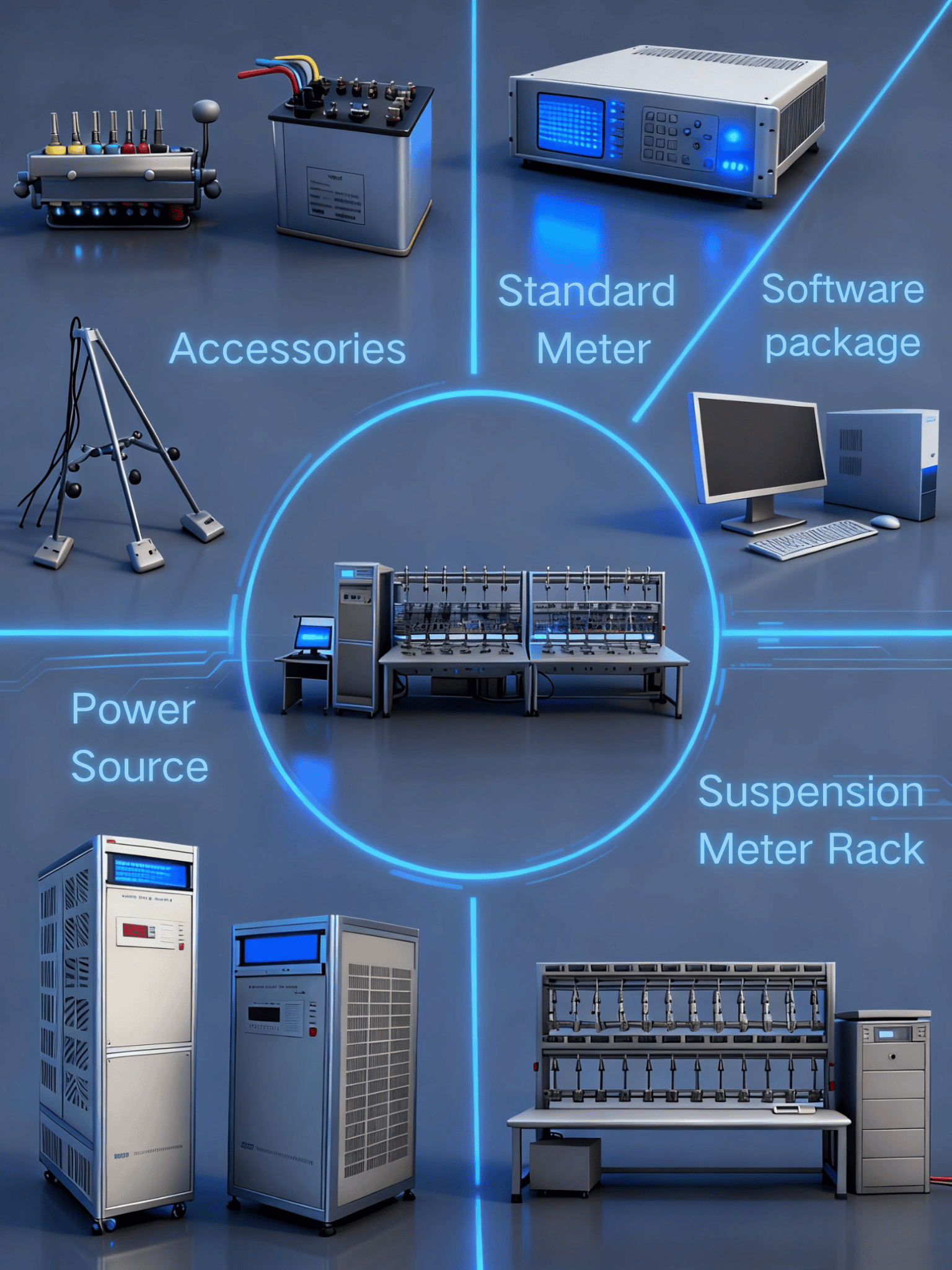 High Accuracy Meter Test Equipment for Power Utilities & Calibration Labs