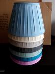 Custom Box Pinched Silk Fabric Pleated Lamp Shade