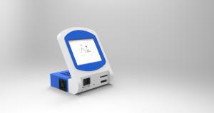 Buy cheap GP2 desktop touchscreen photo kiosk with storages memory card reader and DVD product