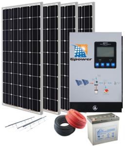 Flexible 6KW Hybrid Solar System Kit With Emergency Backup