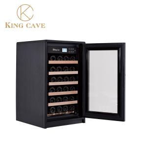 American Oak And Canadian Cedar Custom Wine Cooler With LCD Panel