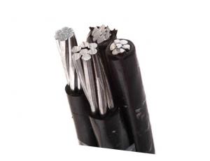 Buy cheap Four Core Aerial Bundled Cable 0.6kV / 1kV for Overhead Power Lines product