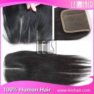 hot new product three parting virgin hair lace closure