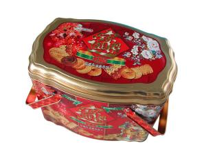 Buy cheap 350g ISO9001 Gift Tin Cans Cookie Tin Storage Container product