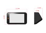 Wide Angle 4G Dash Cam GPS WIFI Motion Detection 360° All Around Protection