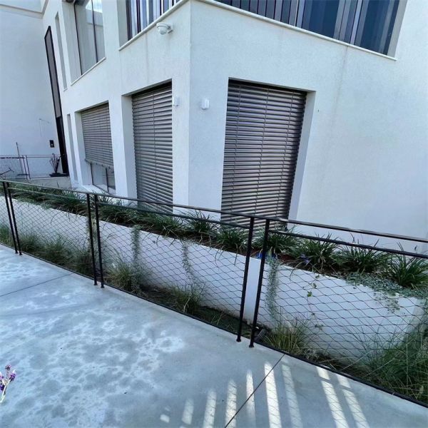 7x19cm Hole SS316 Flexible Stainless Steel Wire Rope Mesh For Aviary