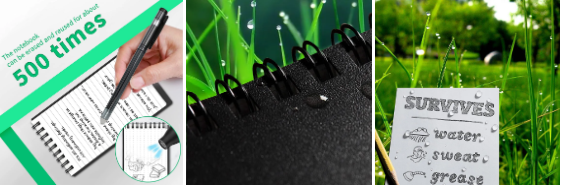 Custom Logo Printed Stone Paper Notebook Biodegradable Stone Paper Notepad