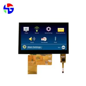 Buy cheap 800x480 Resolution 4.3 Inch TFT Display LCD IPS RGB Interface 600cd/M2 Brightness product