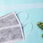 Polyester Flat Elastic Ear Loop Customized Color For N95 Mask High Tenacity