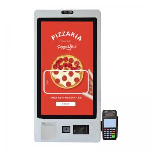 China 32inch Lcd Restaurant Ordering Self Service Bill Payment Machine on sale