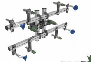 Buy cheap Fixture System Injection Robot Arm White And Blue product