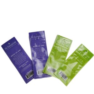 Buy cheap Heat Seal Sealing Plastic Pouches Packaging Laminated Material Finish Eyelash Packing With product