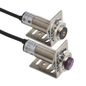 Buy cheap M12 visible light sensor detection distance 20 meters NPN normally open 12-24V Laser photoelectric switch product